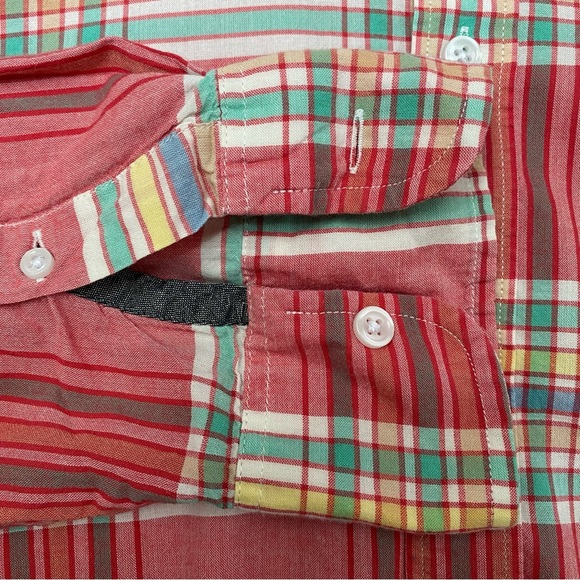 J Crew Plaid Sim Fit Oxford Button Down Shirt - Picture 11 of 14